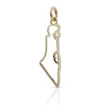 map of israel gold pendant (1) (1)