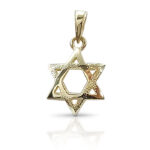 gold pendant star of david
