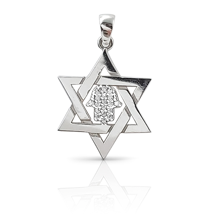 star of david with Hamsa JP088